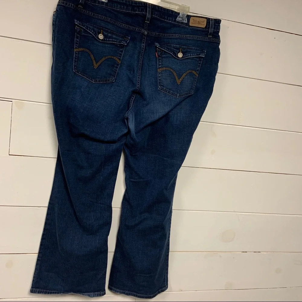 Levis boot cut jeans button pocket 22 - Picture 3 of 6
